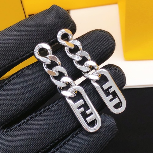 Fendi Earrings For Women #1170648 $27.00 USD, Wholesale Replica Fendi Earrings