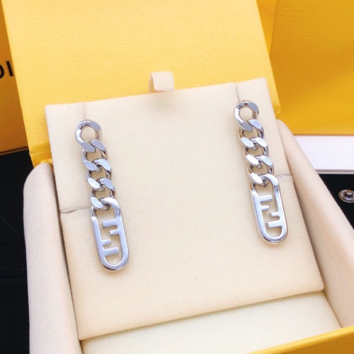 Replica Fendi Earrings For Women #1170648 $27.00 USD for Wholesale