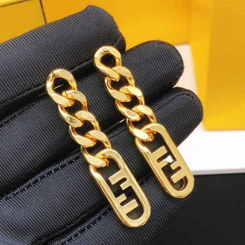 Fendi Earrings For Women #1170649 $27.00 USD, Wholesale Replica Fendi Earrings