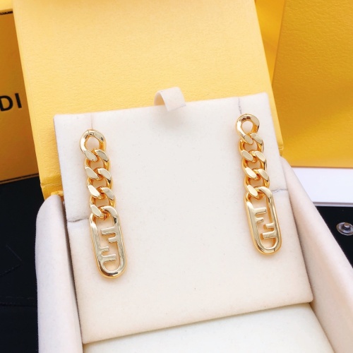 Replica Fendi Earrings For Women #1170649 $27.00 USD for Wholesale