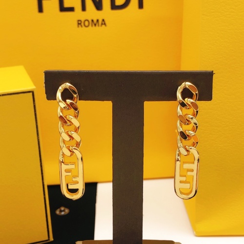 Replica Fendi Earrings For Women #1170649 $27.00 USD for Wholesale