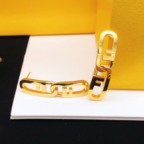 Replica Fendi Earrings For Women #1170651 $27.00 USD for Wholesale