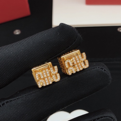 Replica MIU MIU Earrings For Women #1170986 $27.00 USD for Wholesale
