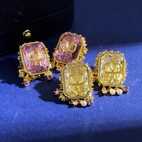 Replica Valentino Earrings For Women #1171213 $34.00 USD for Wholesale