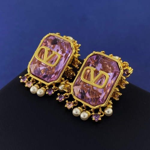 Replica Valentino Earrings For Women #1171214 $34.00 USD for Wholesale