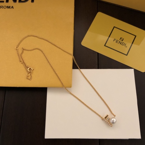 Replica Fendi Necklaces For Women #1171342 $32.00 USD for Wholesale
