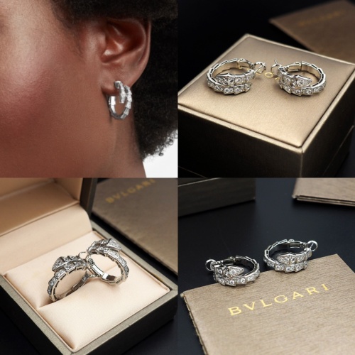 Replica Bvlgari Earrings For Women #1171360 $25.00 USD for Wholesale