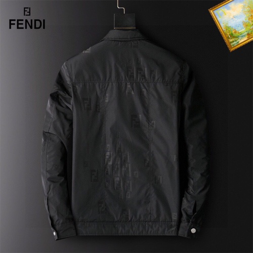 Replica Fendi Jackets Long Sleeved For Men #1171382 $72.00 USD for Wholesale