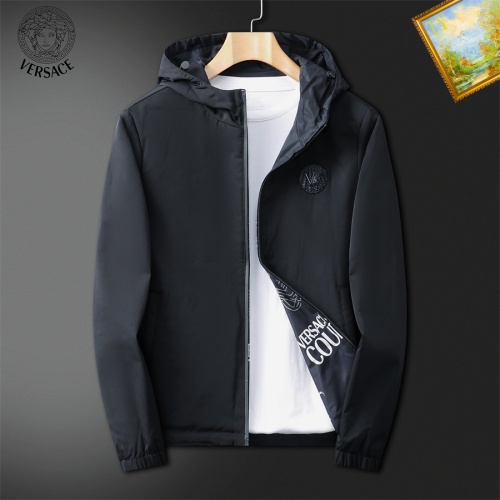 Replica Versace Jackets Long Sleeved For Men #1171385 $72.00 USD for Wholesale