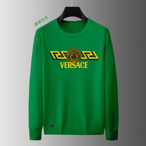 Versace Sweaters Long Sleeved For Men #1171757 $48.00 USD, Wholesale Replica Versace Sweaters