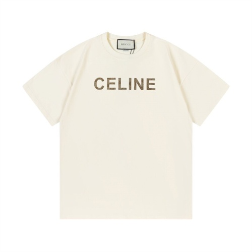 Celine T-Shirts Short Sleeved For Unisex #1172000
