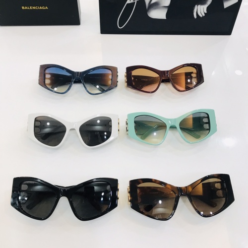 Replica Balenciaga AAA Quality Sunglasses #1172091 $60.00 USD for Wholesale