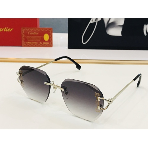 Cartier AAA Quality Sunglassess #1172116 $60.00 USD, Wholesale Replica Cartier AAA Quality Sunglassess