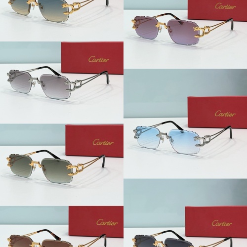 Replica Cartier AAA Quality Sunglassess #1172124 $56.00 USD for Wholesale