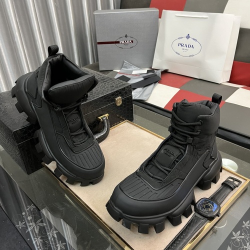Replica Prada Boots For Men #1172133 $100.00 USD for Wholesale