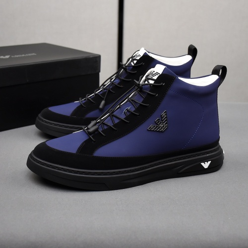 Armani High Tops Shoes For Men #1172278