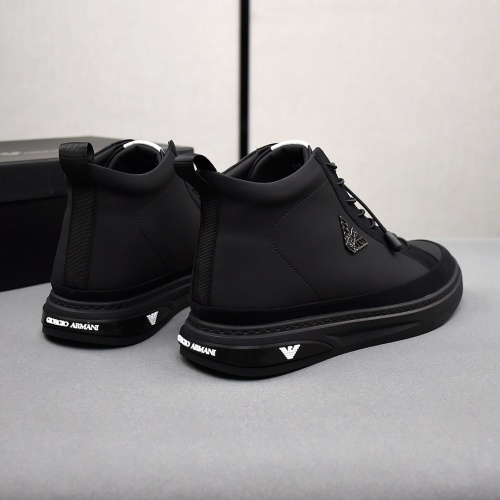 Replica Armani High Tops Shoes For Men #1172279 $82.00 USD for Wholesale