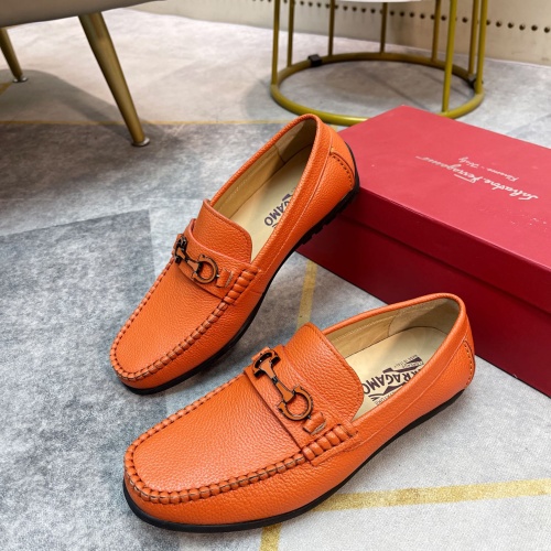 Salvatore Ferragamo Leather Shoes For Men #1172309