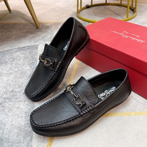 Salvatore Ferragamo Leather Shoes For Men #1172310 $92.00 USD, Wholesale Replica Salvatore Ferragamo Leather Shoes