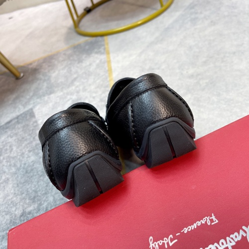 Replica Salvatore Ferragamo Leather Shoes For Men #1172310 $92.00 USD for Wholesale
