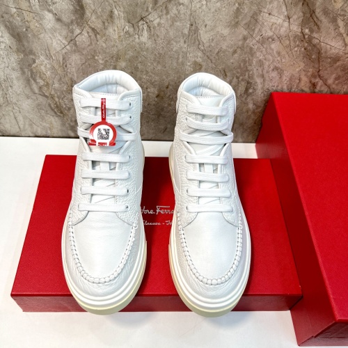Replica Salvatore Ferragamo High Tops Shoes For Men #1172432 $135.00 USD for Wholesale