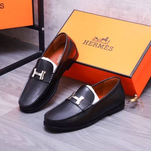 Hermes Leather Shoes For Men #1172437 $72.00 USD, Wholesale Replica Hermes Leather Shoes