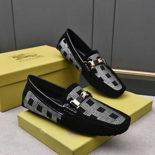 Burberry Leather Shoes For Men #1172497 $76.00 USD, Wholesale Replica Burberry Leather Shoes
