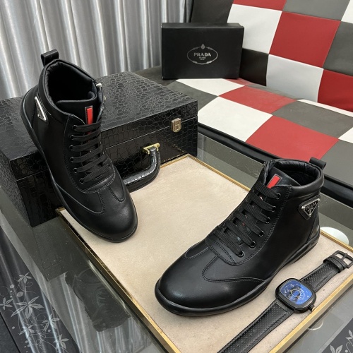 Replica Prada High Top Shoes For Men #1172513 $85.00 USD for Wholesale