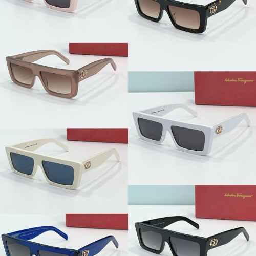 Replica Salvatore Ferragamo AAA Quality Sunglasses #1172553 $48.00 USD for Wholesale