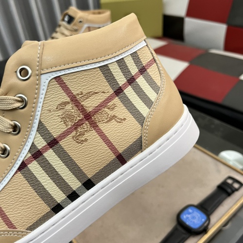 Replica Burberry High Tops Shoes For Men #1172616 $80.00 USD for Wholesale