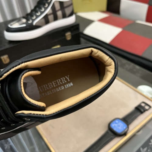 Replica Burberry High Tops Shoes For Men #1172617 $80.00 USD for Wholesale