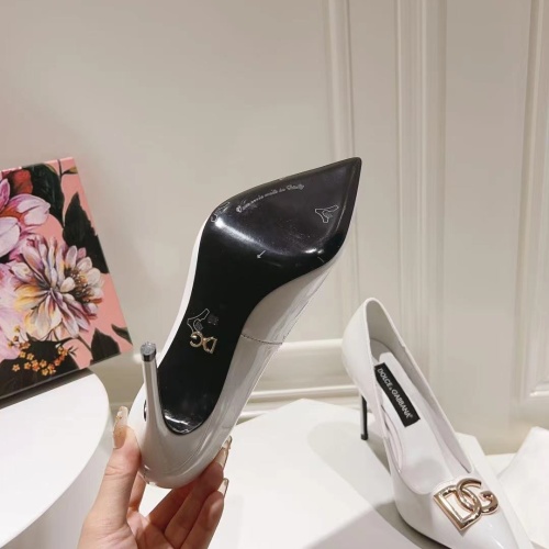 Replica Dolce & Gabbana D&G High-Heeled Shoes For Women #1172634 $115.00 USD for Wholesale