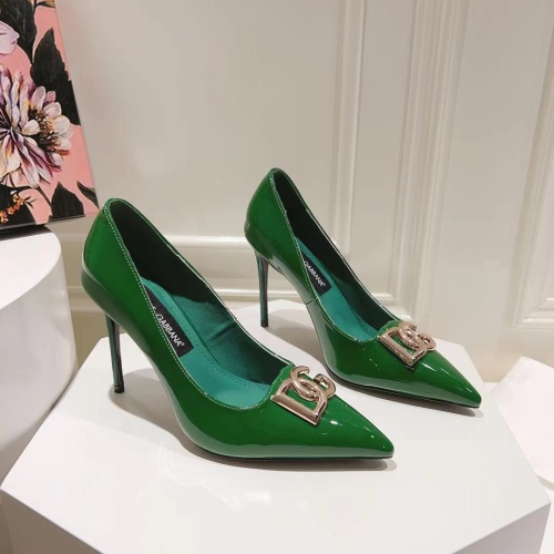 Dolce &amp; Gabbana D&amp;G High-Heeled Shoes For Women #1172640 $115.00 USD, Wholesale Replica Dolce &amp; Gabbana D&amp;G High-Heeled Shoes