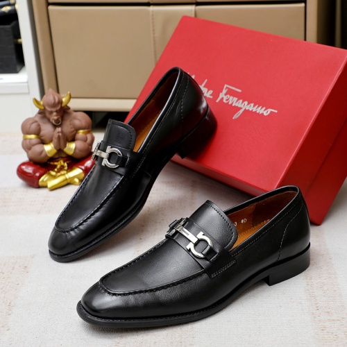 Salvatore Ferragamo Leather Shoes For Men #1172690 $72.00 USD, Wholesale Replica Salvatore Ferragamo Leather Shoes