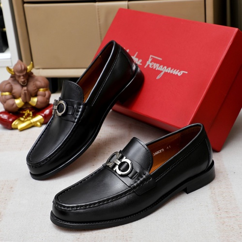 Salvatore Ferragamo Leather Shoes For Men #1172692 $80.00 USD, Wholesale Replica Salvatore Ferragamo Leather Shoes