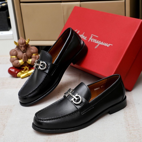 Salvatore Ferragamo Leather Shoes For Men #1172693 $80.00 USD, Wholesale Replica Salvatore Ferragamo Leather Shoes