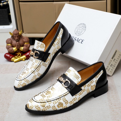 Versace Leather Shoes For Men #1172729