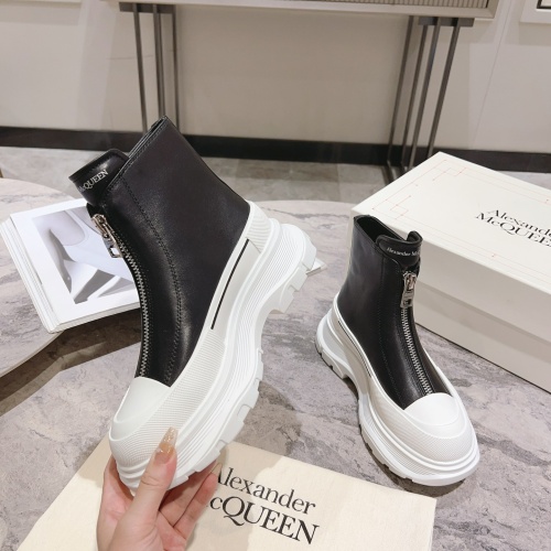Replica Alexander McQueen Boots For Women #1172782 $118.00 USD for Wholesale