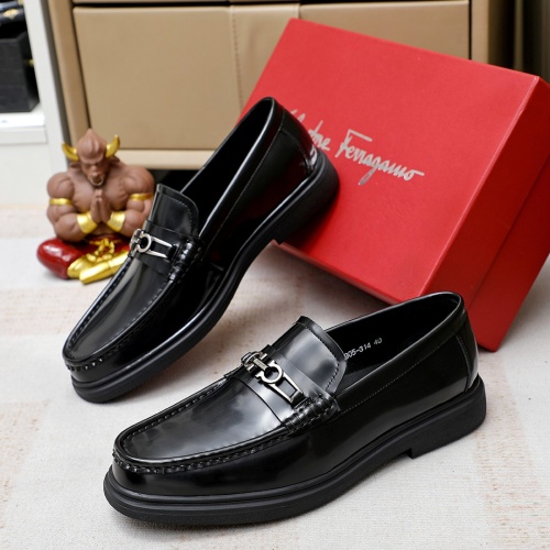 Salvatore Ferragamo Leather Shoes For Men #1172799 $82.00 USD, Wholesale Replica Salvatore Ferragamo Leather Shoes