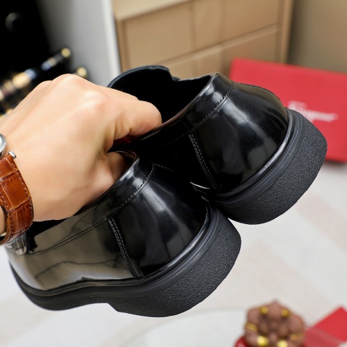 Replica Salvatore Ferragamo Leather Shoes For Men #1172799 $82.00 USD for Wholesale