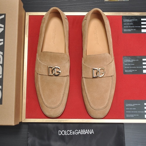 Replica Dolce & Gabbana D&G Leather Shoes For Men #1172829 $96.00 USD for Wholesale