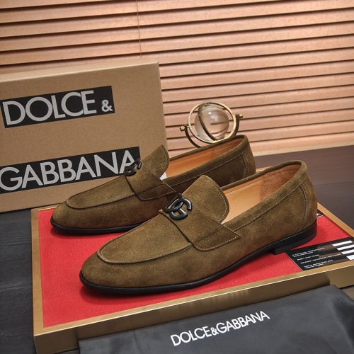 Dolce &amp; Gabbana D&amp;G Leather Shoes For Men #1172830 $96.00 USD, Wholesale Replica Dolce &amp; Gabbana D&amp;G Leather Shoes