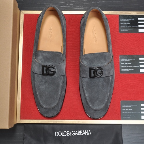 Replica Dolce & Gabbana D&G Leather Shoes For Men #1172832 $96.00 USD for Wholesale
