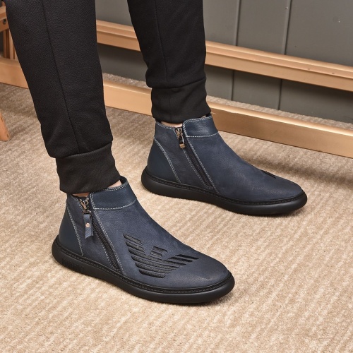 Replica Armani Boots For Men #1172848 $85.00 USD for Wholesale