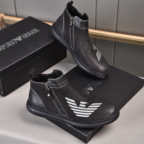 Armani Boots For Men #1172849 $85.00 USD, Wholesale Replica Armani Boots