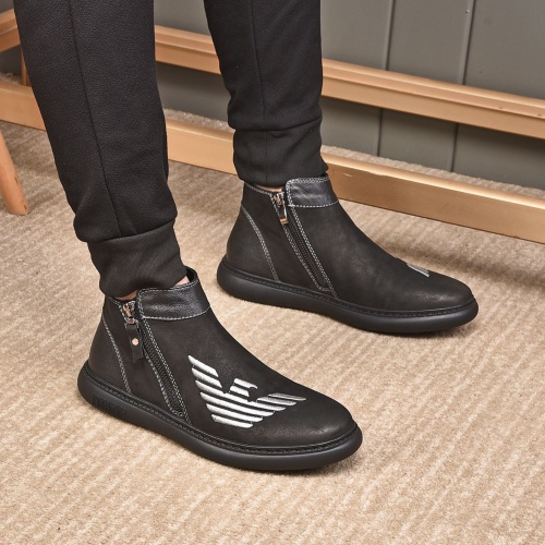 Replica Armani Boots For Men #1172849 $85.00 USD for Wholesale