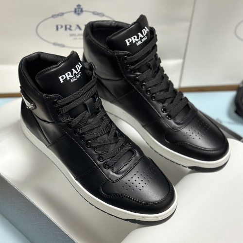 Replica Prada High Top Shoes For Men #1172852 $98.00 USD for Wholesale