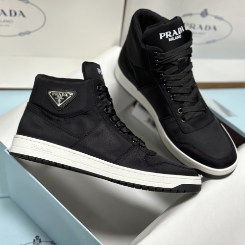 Prada High Top Shoes For Men #1172856 $88.00 USD, Wholesale Replica Prada High Top Shoes