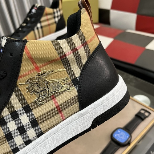 Replica Burberry High Tops Shoes For Men #1172859 $80.00 USD for Wholesale