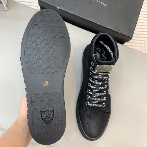 Replica Philipp Plein PP High Tops Shoes For Men #1172867 $80.00 USD for Wholesale